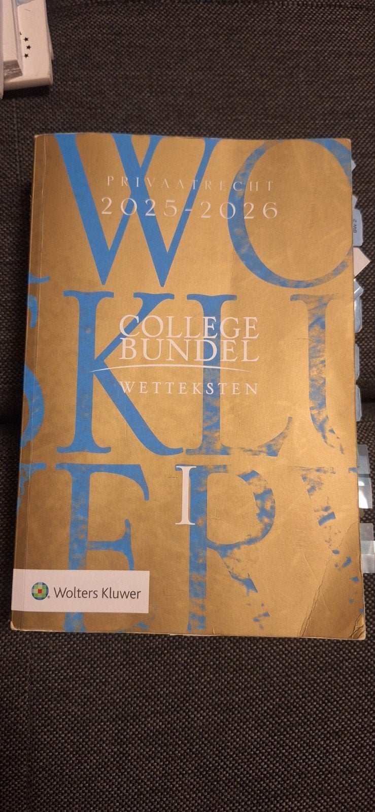 Collegebundel Wetsteksten Privaatrecht 2025-2026, Boeken, Overige vakken, Ophalen of Verzenden, Zo goed als nieuw, Wolters Kluwer