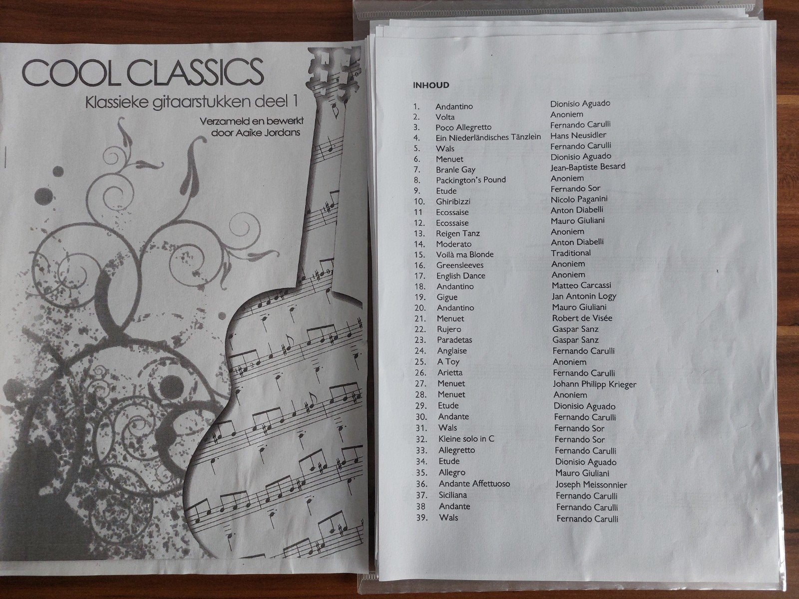 Cool Classics klassieke gitaarstukken, Muziek en Instrumenten, Bladmuziek, Gitaar, Klassiek, Les of Cursus, Ophalen of Verzenden
