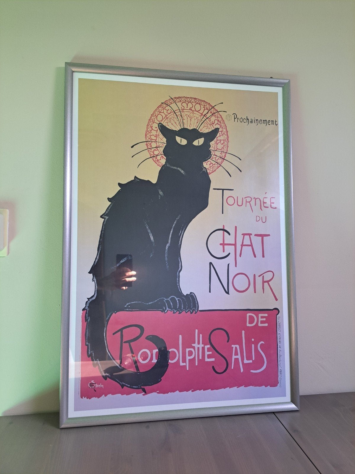 Le Chat Noir Poster - Ingelijst, Ophalen, Gebruikt, Foto of Poster, 75 – 100