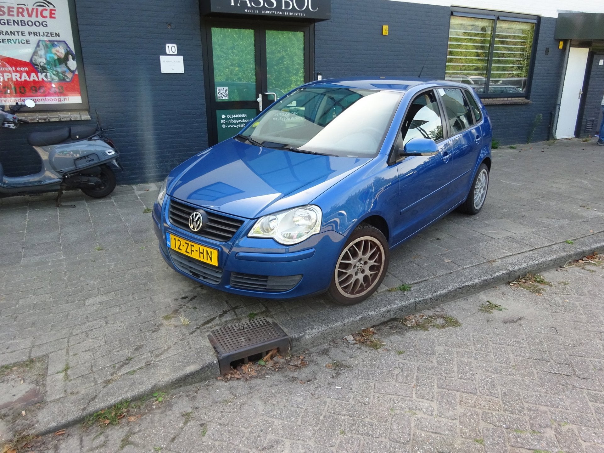 Volkswagen Polo 1.4-16V Optive MET JAAR APK, Voorwielaandrijving, 4 cilinders, Blauw, Bedrijf