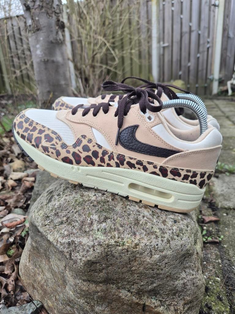 Nike air max 1 Leopard 2 m 40,5., Kleding | Dames, Schoenen, Ophalen of Verzenden, Zo goed als nieuw, Sneakers of Gympen
