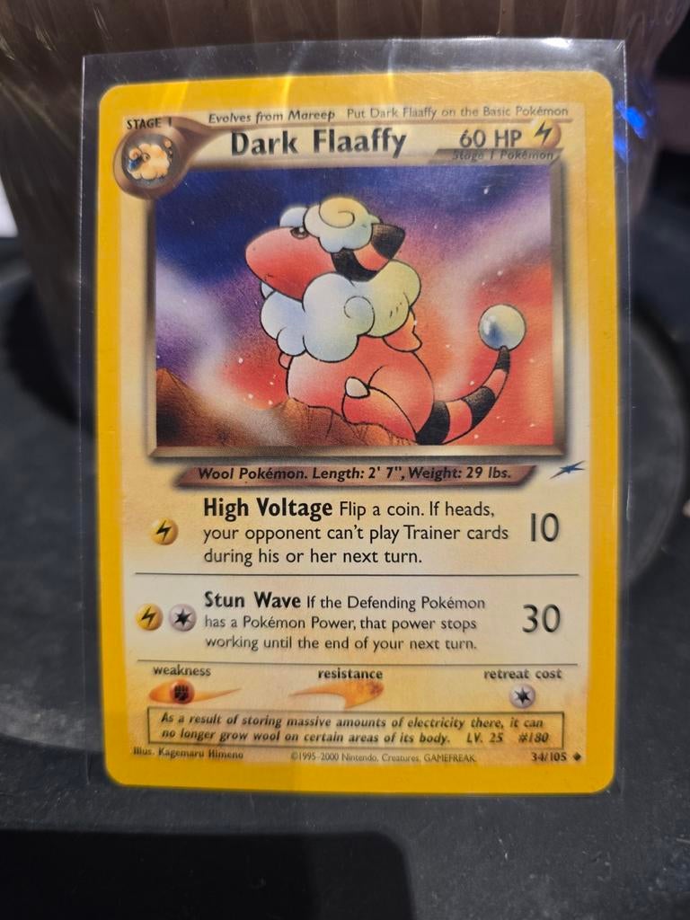 Pokémon kaart Dark Flaaffy 34/105, Ophalen of Verzenden