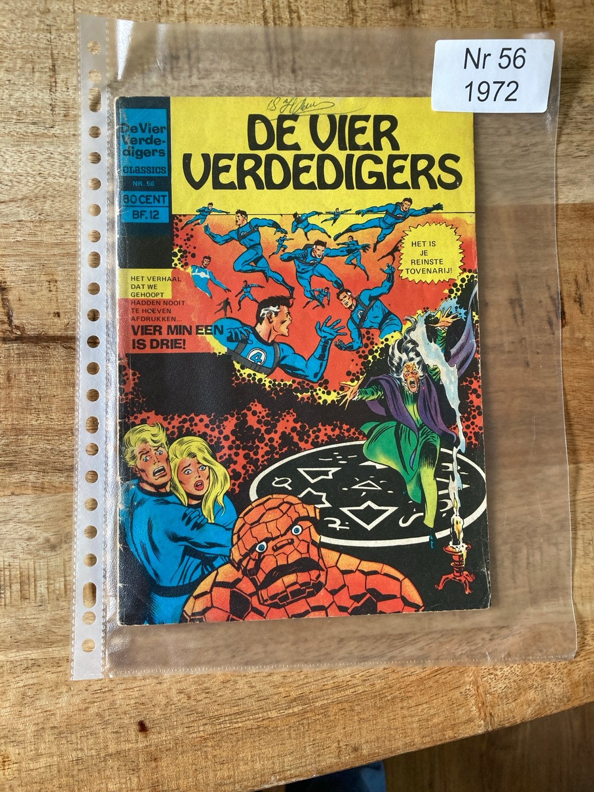 De Vier Verdedigers Nr 56 - 1972, Eén stripboek, Ophalen of Verzenden, Gelezen