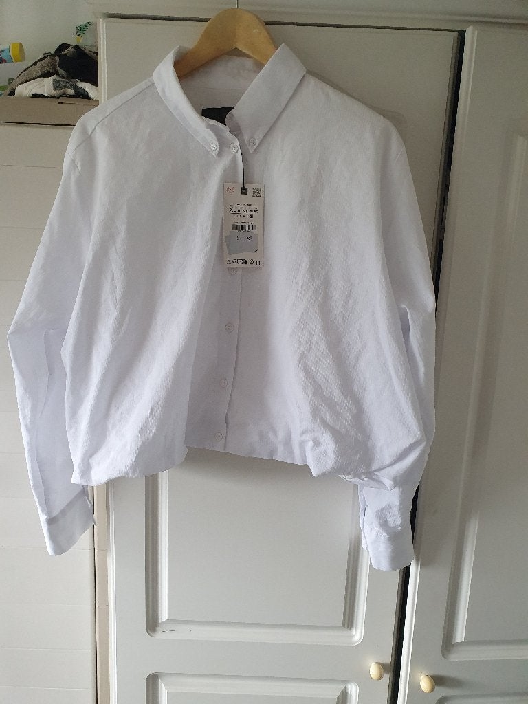 Nieuwe witte blouse, Kleding | Dames, Blouses en Tunieken, Maat 46/48 (XL) of groter, Nieuw, Ophalen of Verzenden, Wit