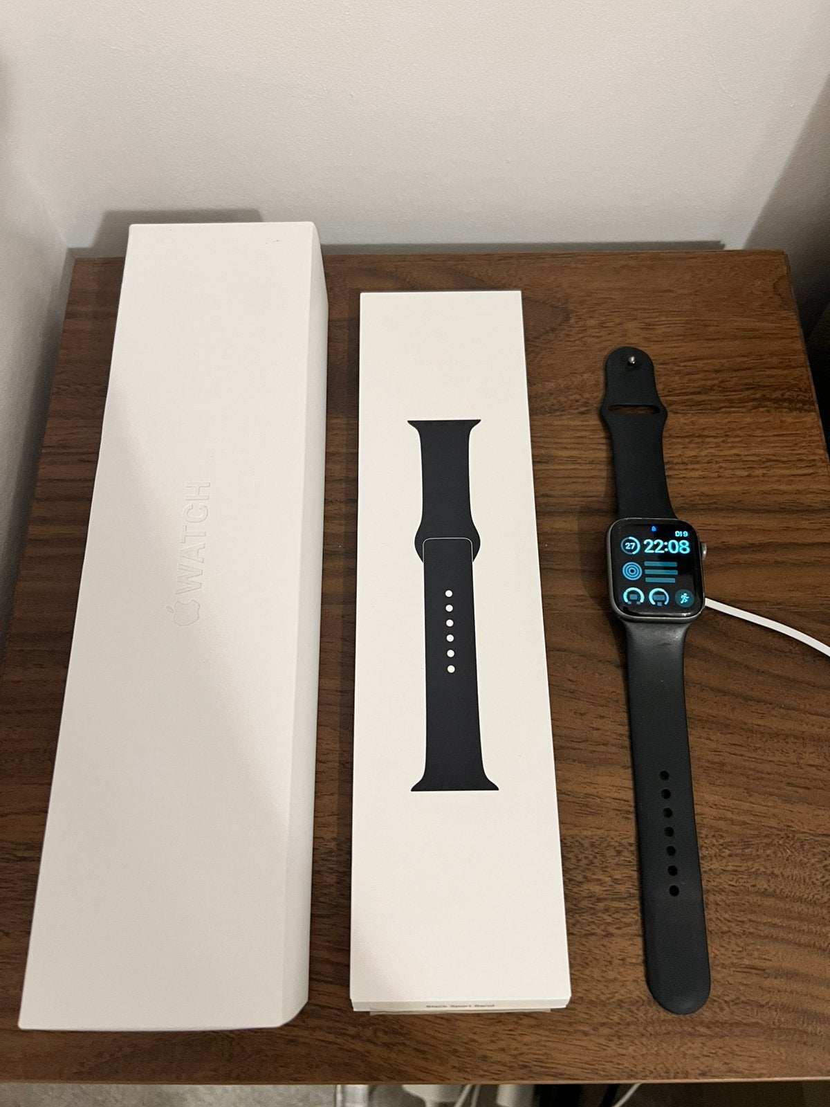 Apple watch series 5 gebruikt, Gebruikt, Zwart, IOS, Ophalen of Verzenden