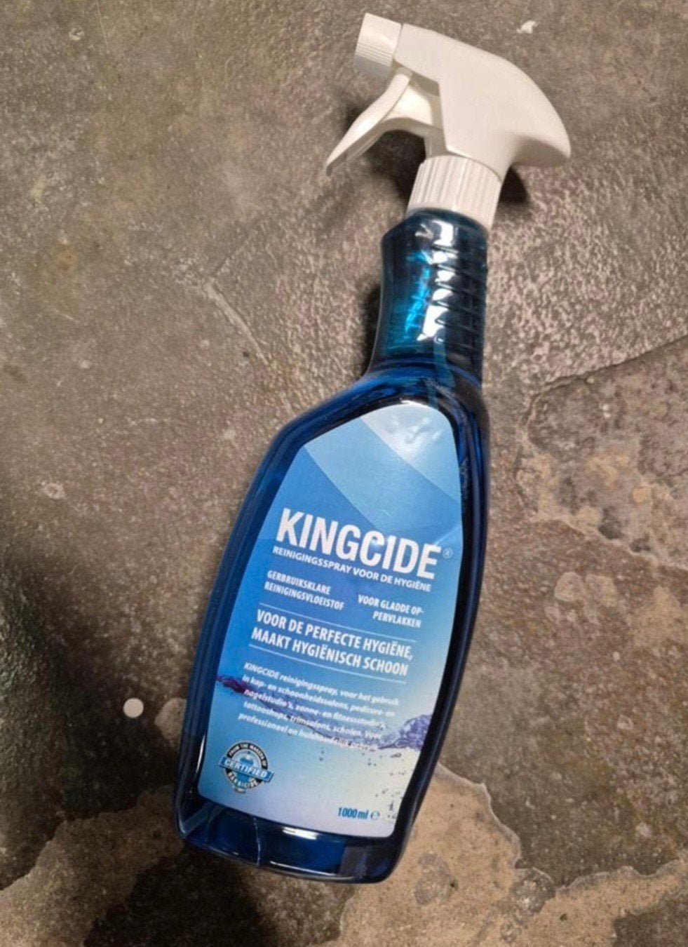 Barbicide kingcide hygiëne spray nieuw voor nagel salon, Blauw, Nieuw, Ophalen of Verzenden, Handen en Nagels