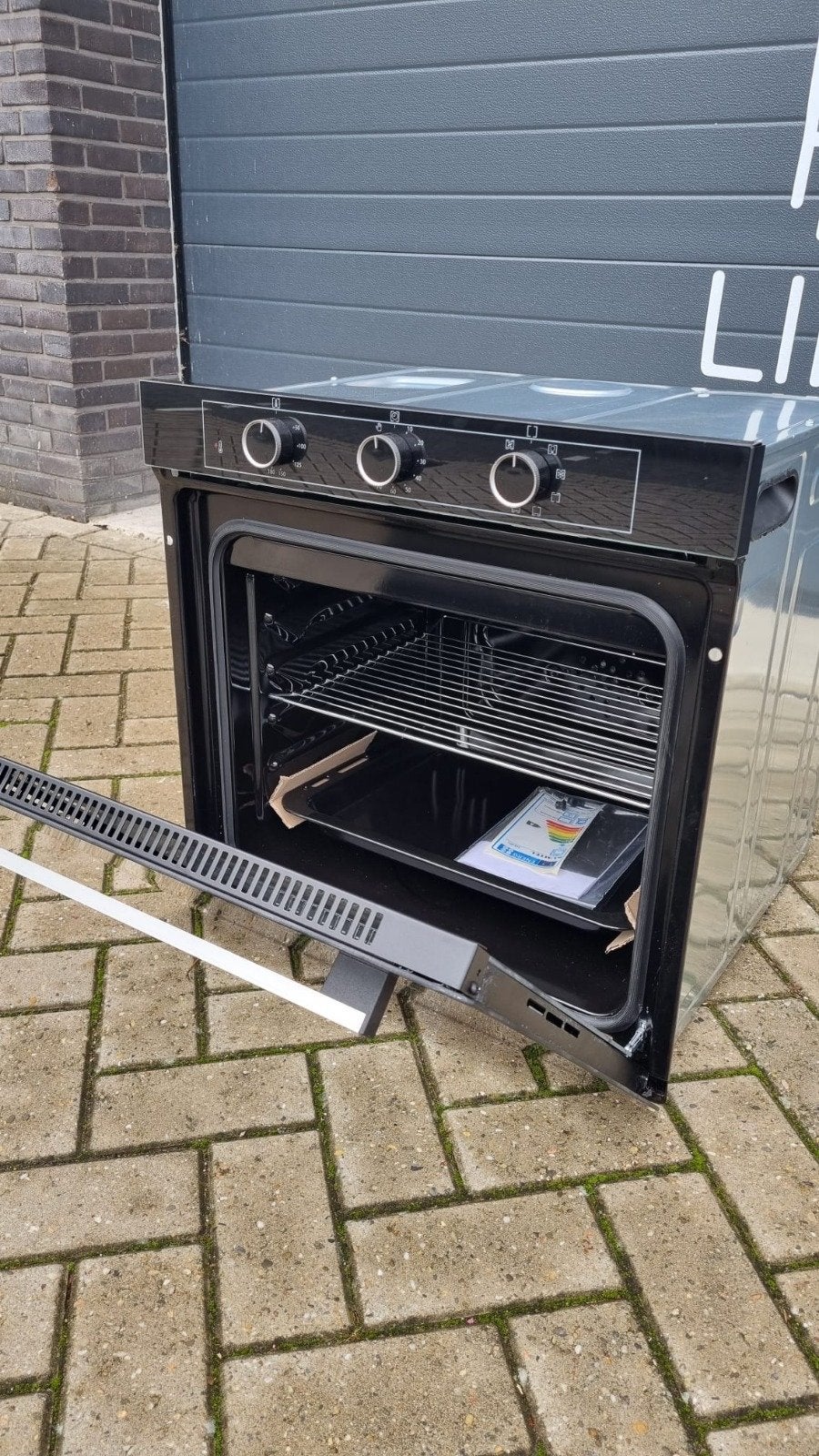 Gloednieuwe inbouwoven met gaskookplaat - Nieuw in doos, Witgoed en Apparatuur, Overige merken, Hete lucht, Oven, Nieuw