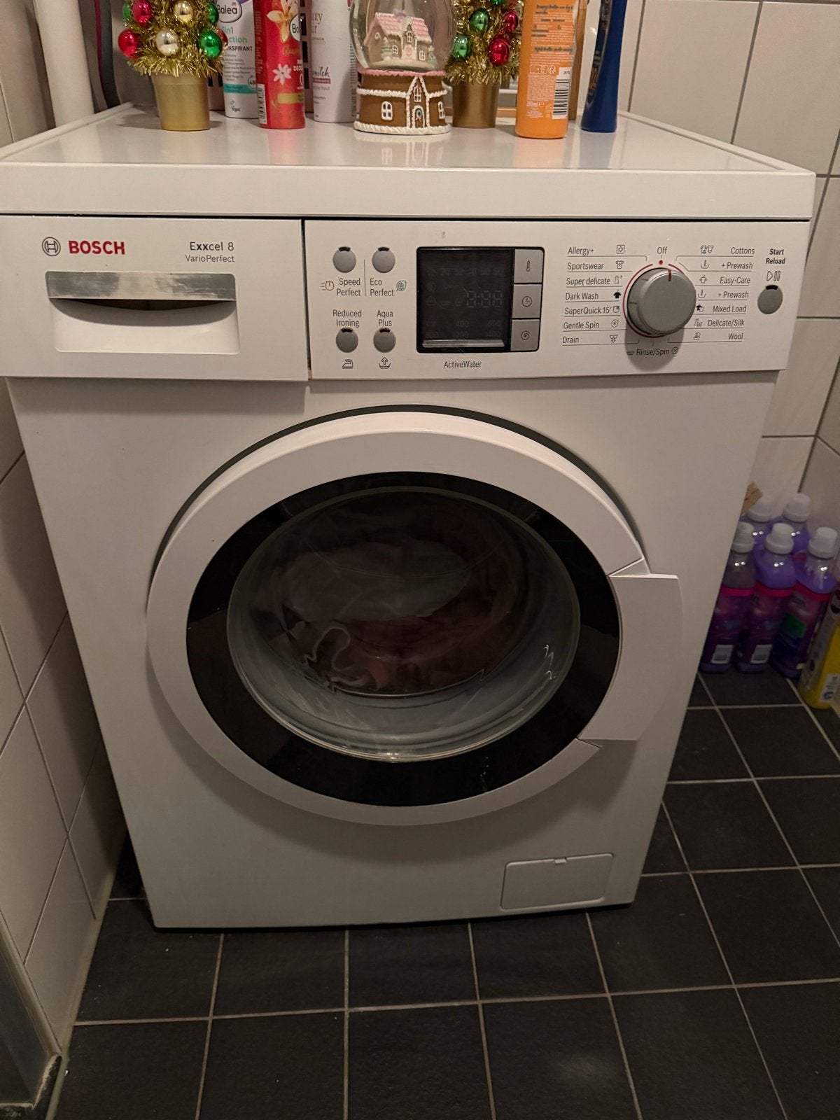 Bosch Exxcel 8 VarioPerfect Wasmachine, Witgoed en Apparatuur, Wasmachines, Ophalen, 1200 tot 1600 toeren, Gebruikt, 8 tot 10 kg