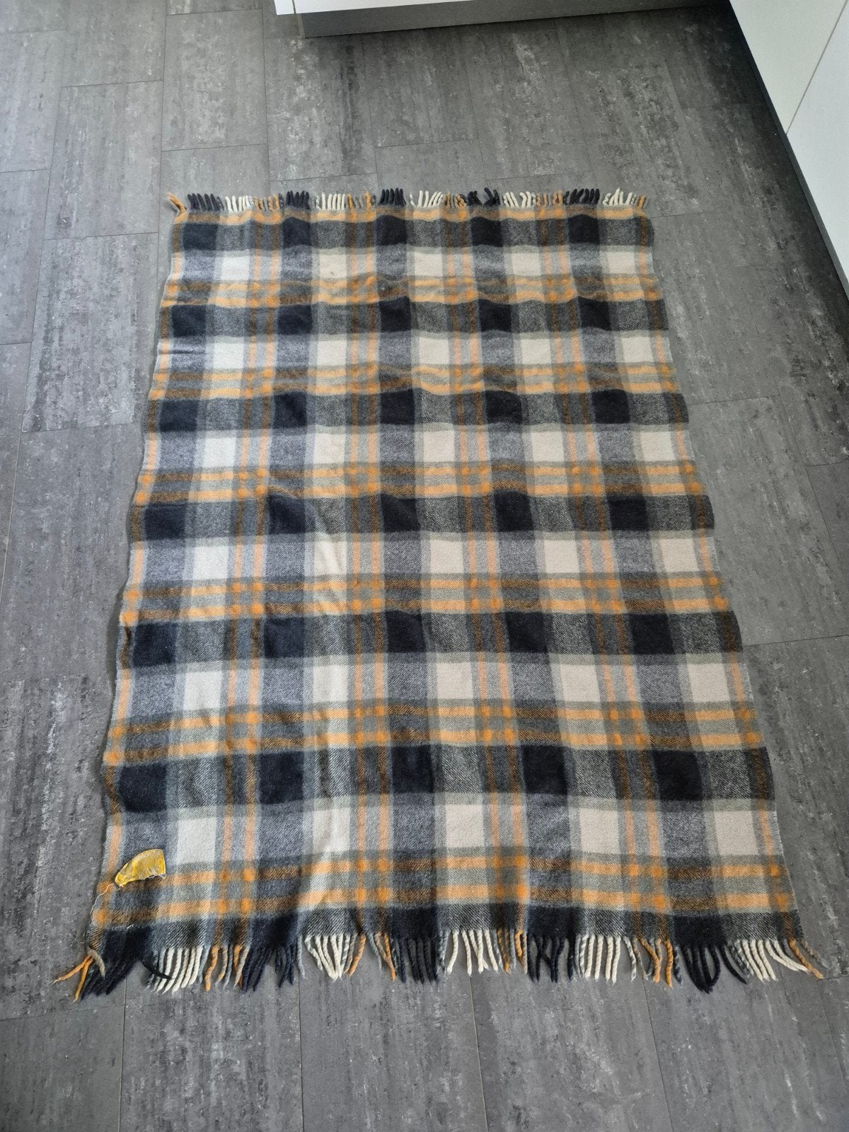 Woolly dé deken van Nederland - Zuiver Scheerwol Plaid, Gebruikt, 180 cm, Ophalen of Verzenden, Plaid