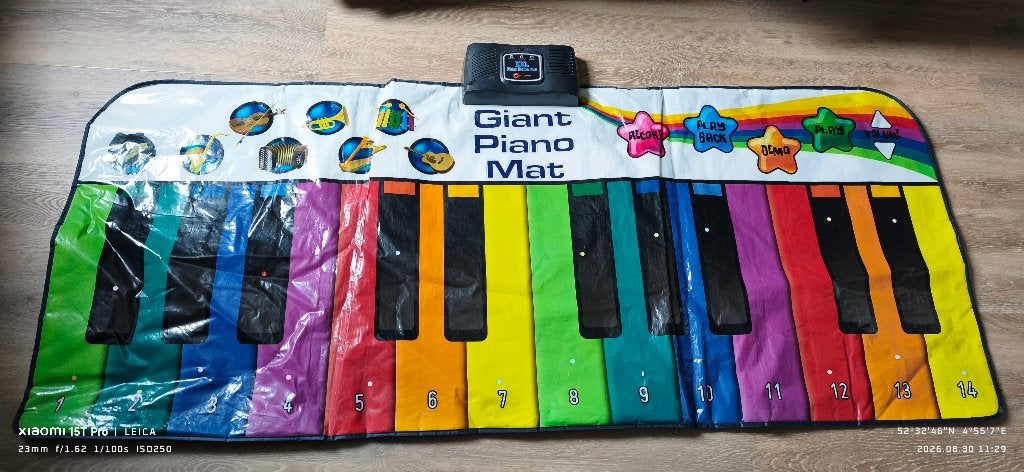 Giant piano mat, Gebruikt, Overige kleuren, Digitaal, Ophalen of Verzenden