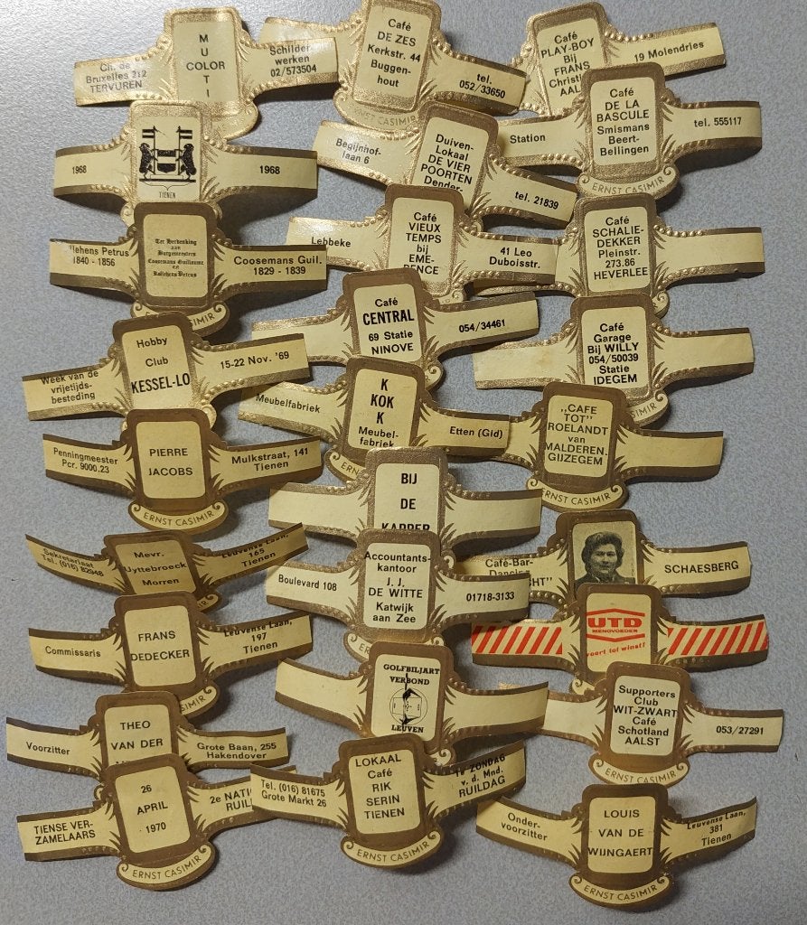 Sigarenbandjes, Ophalen of Verzenden, Sigarenbandjes