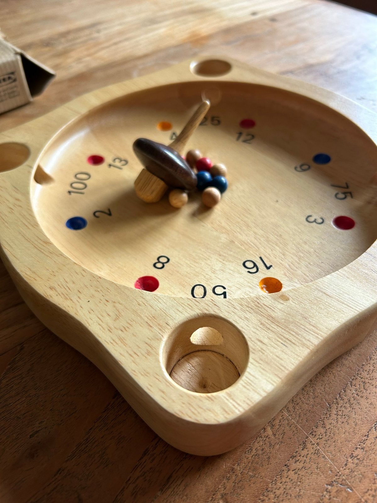 IKEA vintage roulette spel - Houten bordspel, Ophalen of Verzenden, Zo goed als nieuw