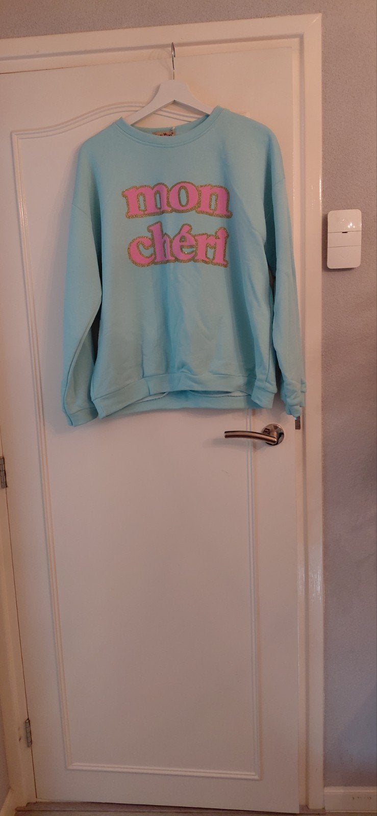leuke dames trui, Ophalen, Zo goed als nieuw, Blauw