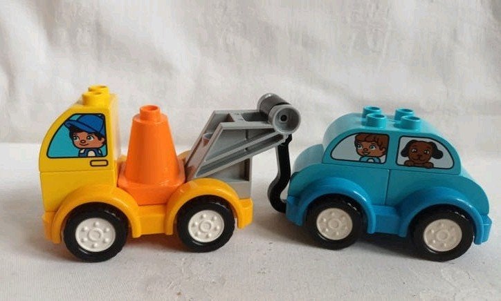 Lego Duplo set 10883 Mijn Eerste Sleepwagen Takelwagen, Ophalen of Verzenden, Zo goed als nieuw, Duplo, Complete set