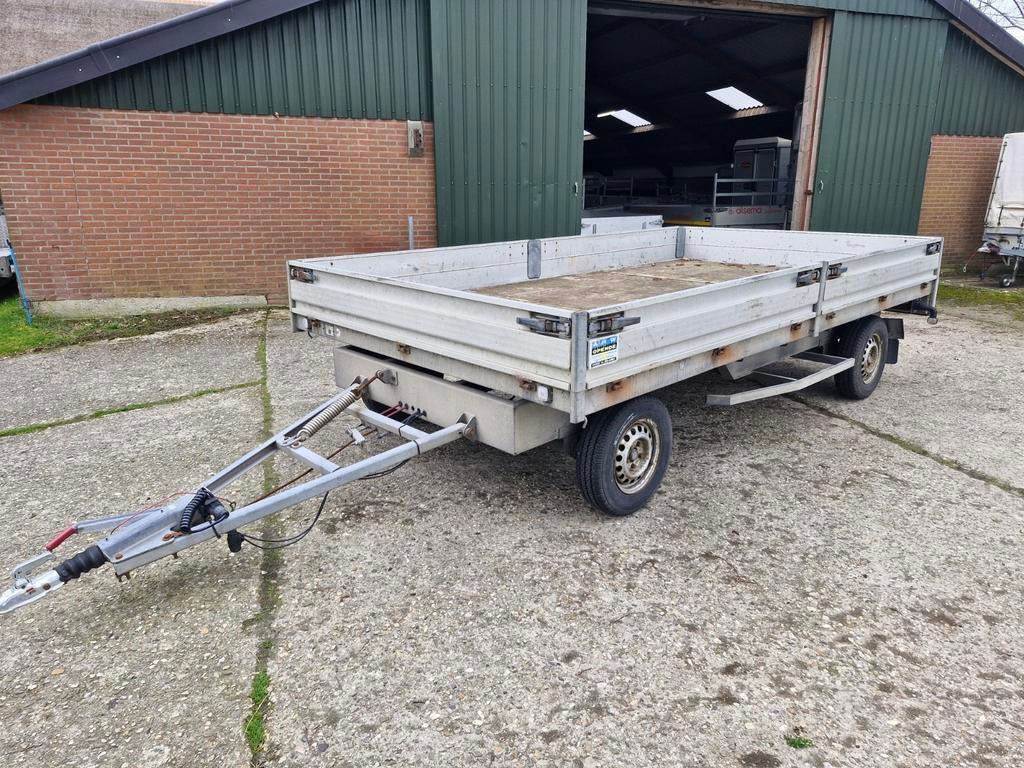 Verdonk schamelwagen aanhangwagen 2000kg, Auto diversen, Aanhangers en Bagagewagens, Ophalen, Gebruikt, -, -