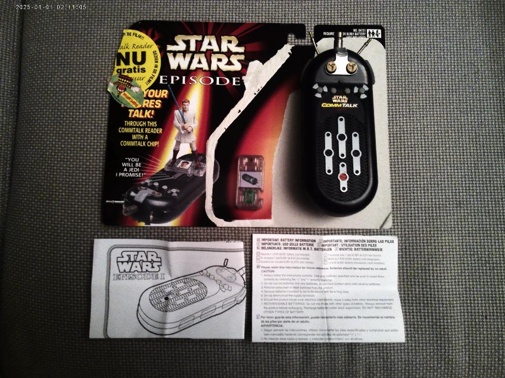 Star Wars Episode 1 Commtalk reader met Soundchip, Ophalen of Verzenden, Gebruikt, Actiefiguurtje