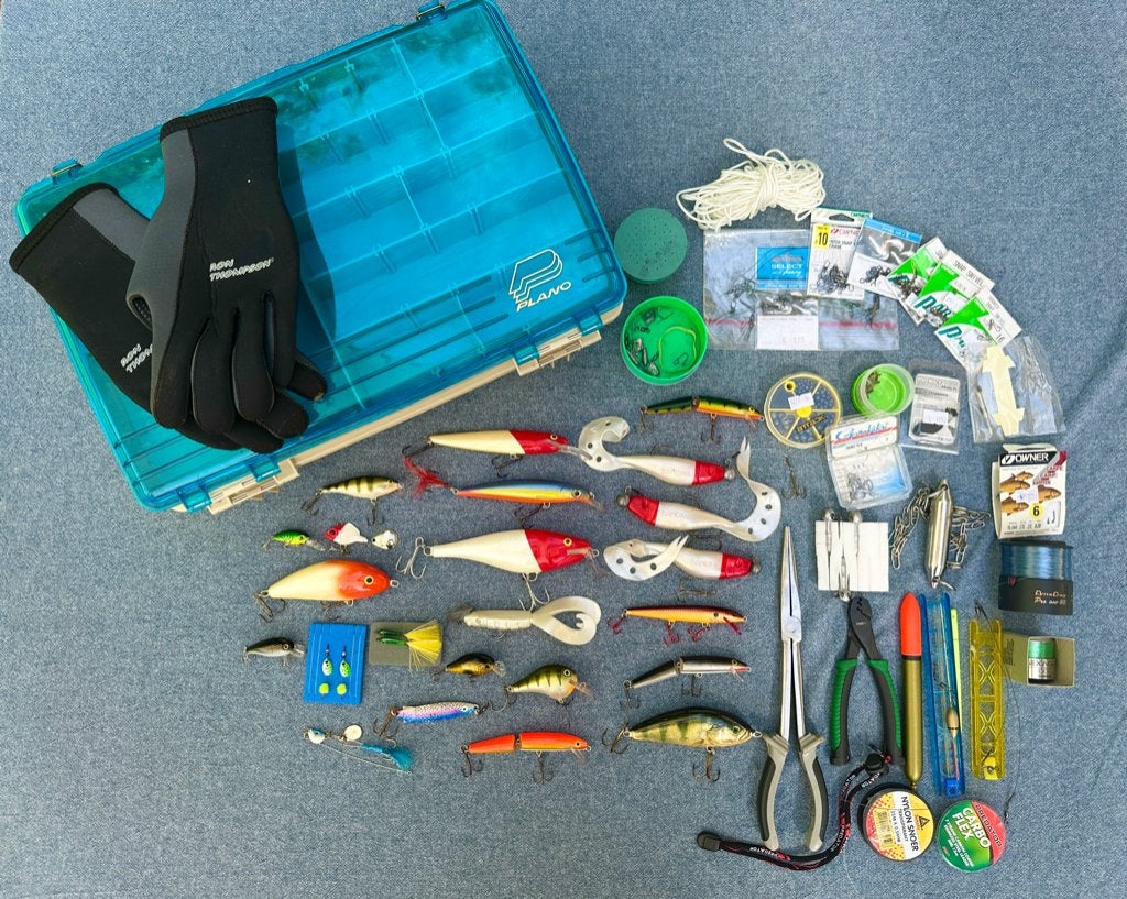 Kunstaas visgerei hengelsport visspullen viskoffer vissen, Watersport en Boten, Hengelsport | Algemeen, Ophalen of Verzenden, Gebruikt