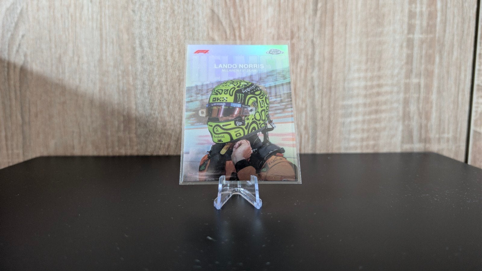 F1 2024 Topps Chrome Lando Norris HC-7, Ophalen of Verzenden, Zo goed als nieuw, Losse kaart, Foil
