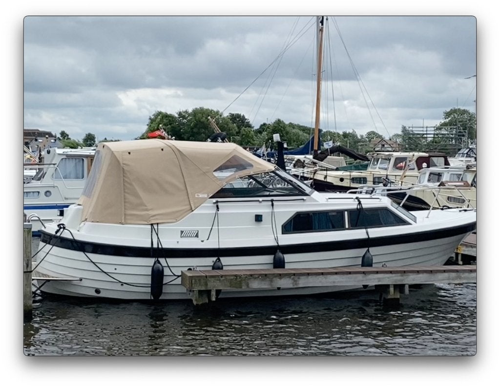 nette Scand 25 te koop: net geschilderd en nieuwe accu's, Overige merken, Diesel, 63 pk, 80 cm