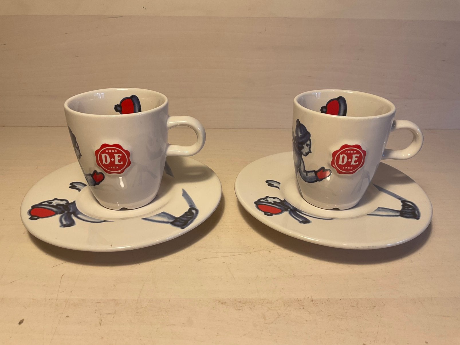Twee Hollandsche Waaren Royal Raja Douwe Egberts, Huis en Inrichting, Keuken | Servies, Ophalen of Verzenden, Porselein, Overige stijlen