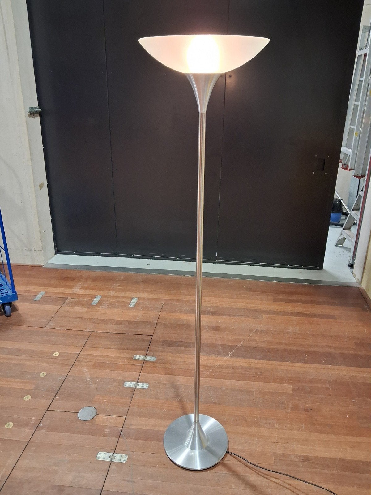 Vloerlamp met dimmer, Huis en Inrichting, Ophalen, Gebruikt, Glas, Modern