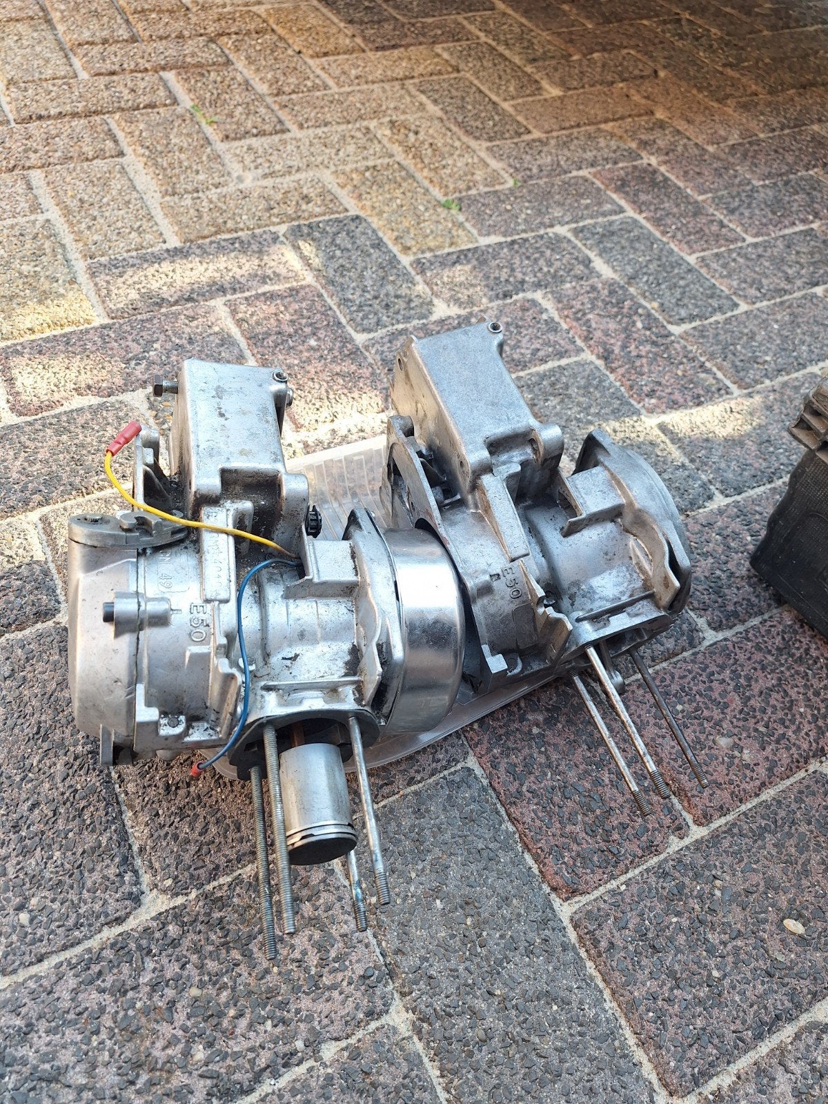2x puch e50 3x gelagerd, Fietsen en Brommers, Brommeronderdelen | Puch, Blok, Ophalen