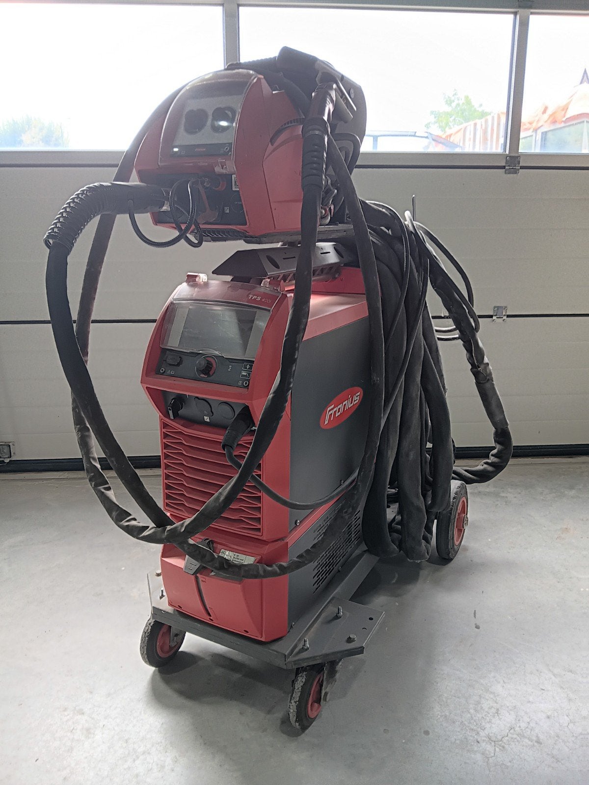 Fronius tps400i pulsmig lasapparaat, Ophalen, Gebruikt, 250 ampère of meer, Co2