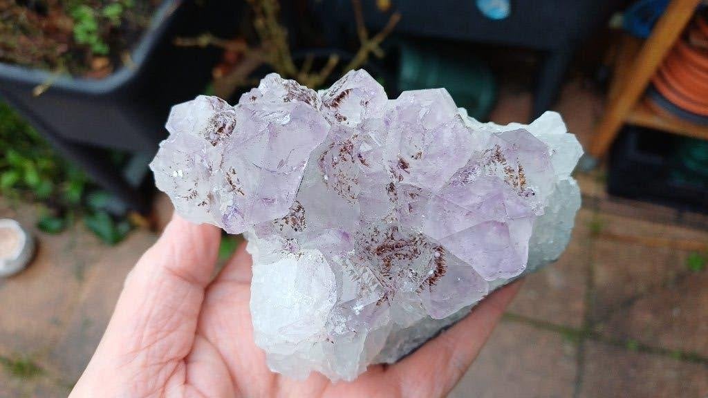 AMT07 Amethyst Minas Gerais Brazilië #collectie #verzameling, Ophalen of Verzenden, Mineraal