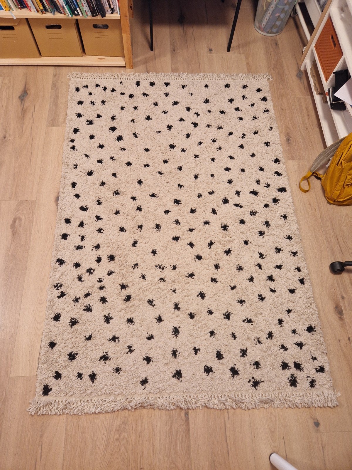 Stippen vloerkleed 120x160 cm, Ophalen, Rechthoekig, 150 tot 200 cm, 100 tot 150 cm