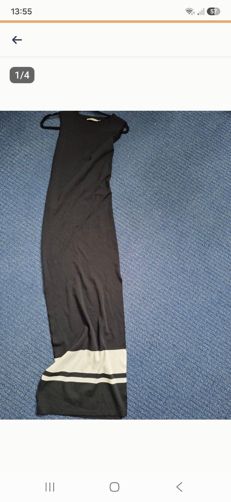 Lange zwarte jurk, crème.  Nikkie plessen, Maat 38/40 (M), Galajurk, Zwart, Ophalen of Verzenden