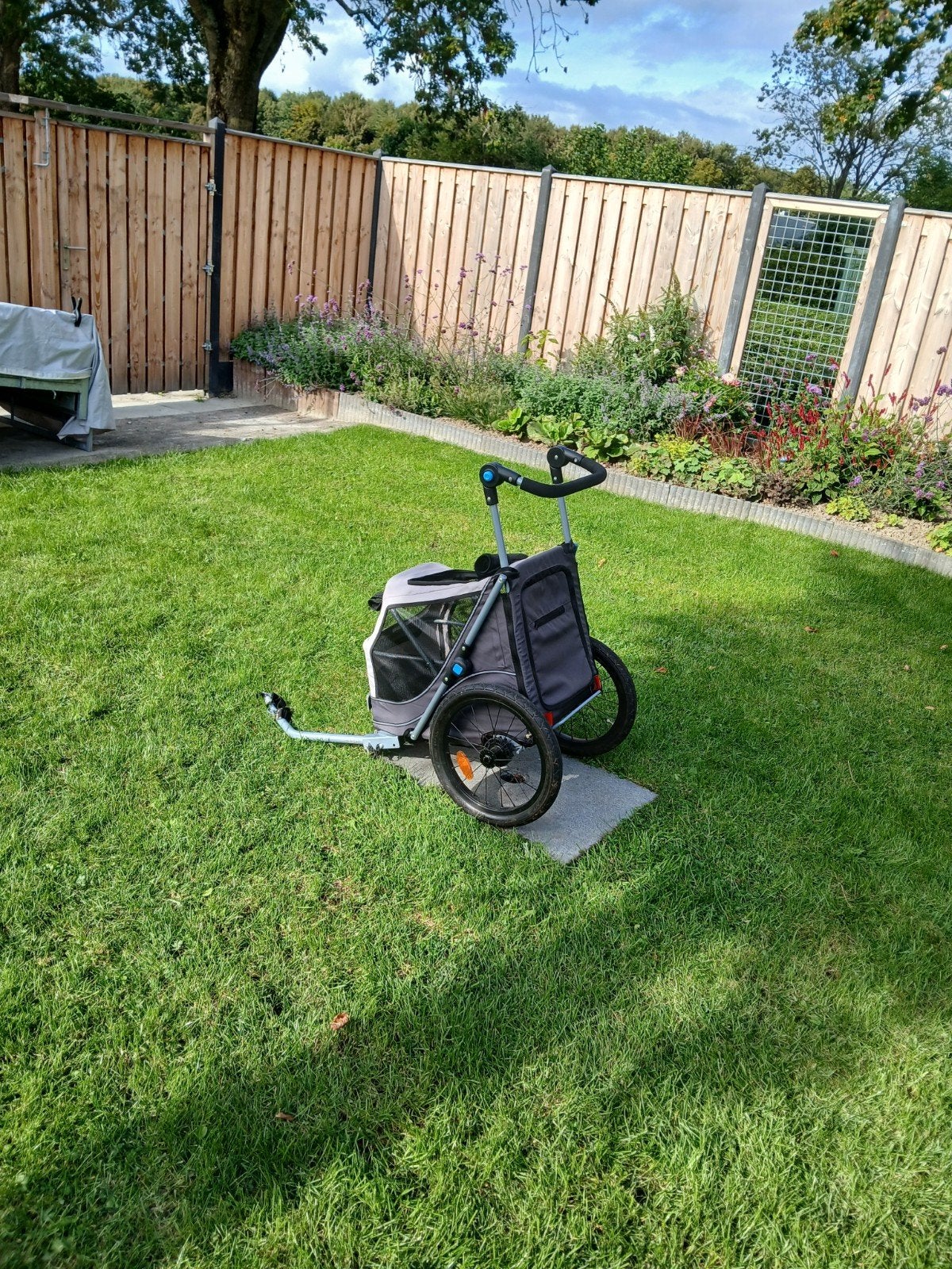 trixie honden fietskar/wandelwagen, Ophalen, Zo goed als nieuw, Hondenkar, Minder dan 20 kg