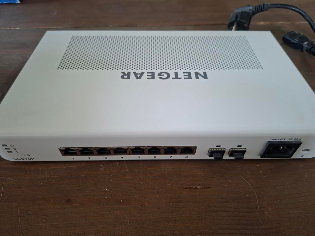 Netgear GC510P Switch, Ophalen