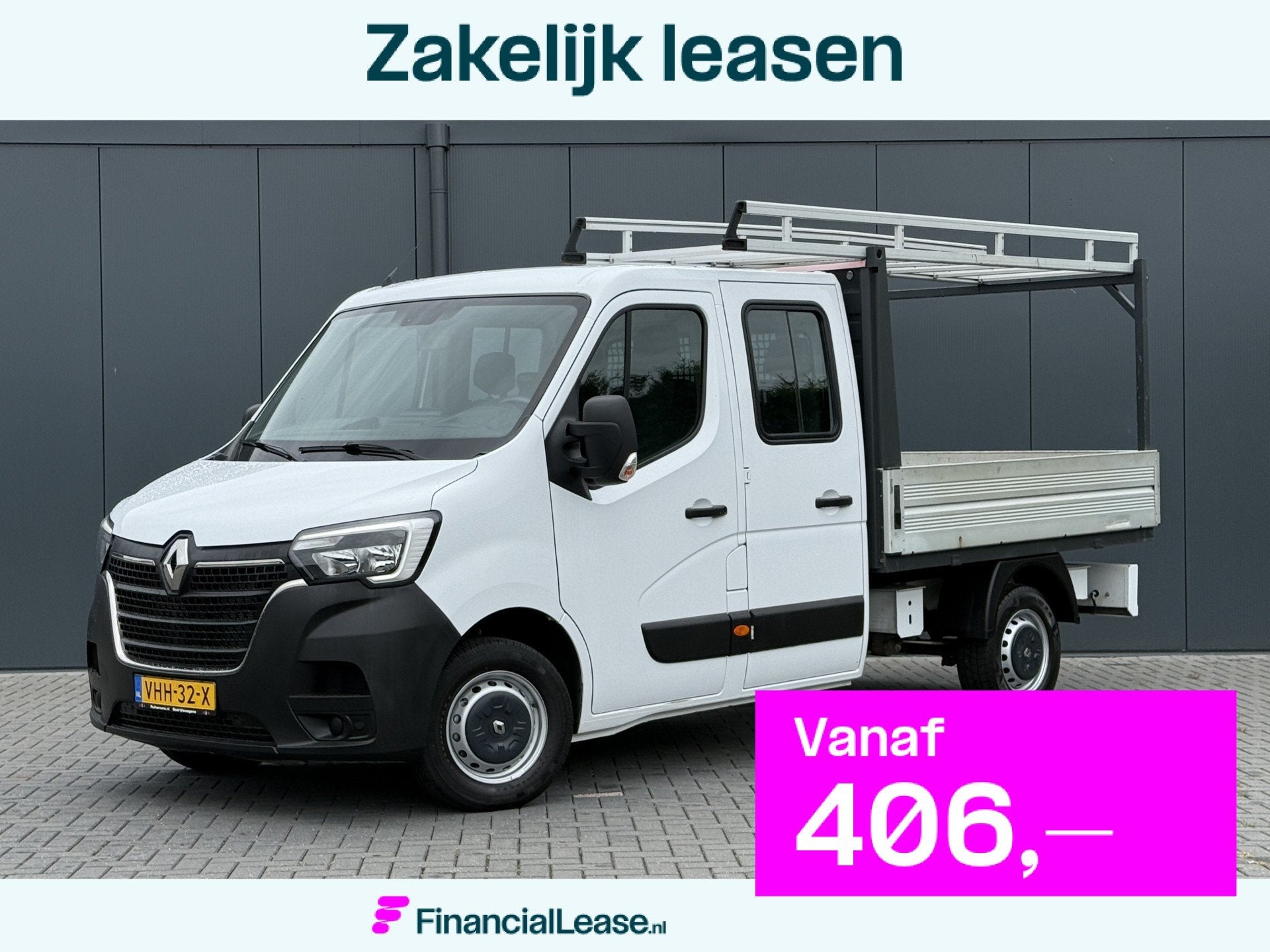 Renault Master 2.3 dCi 135 PK / PICK UP / 27.239 KM! / 7-PER, Voorwielaandrijving, 136 pk, Gebruikt, Euro 6