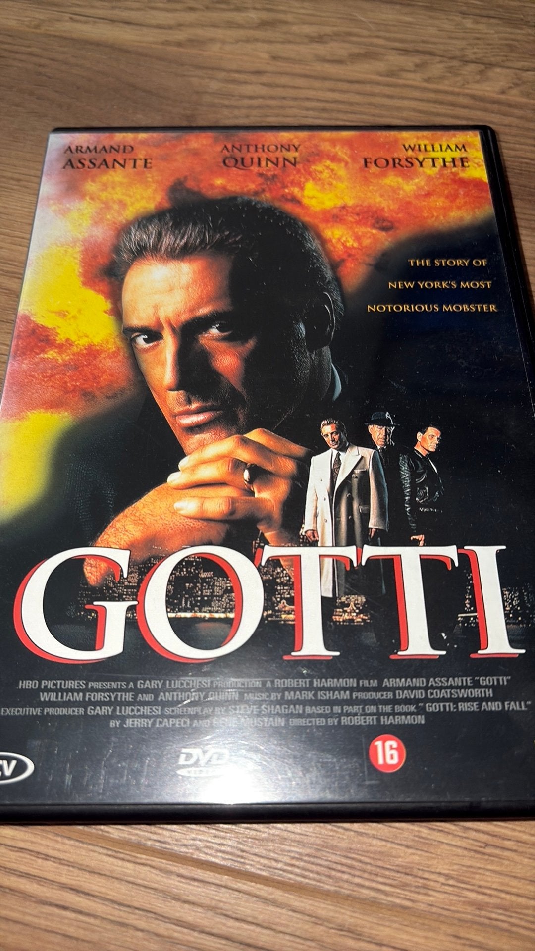 Gotti met Armand Assante en Anthony Quinn., Vanaf 16 jaar, Ophalen of Verzenden, Zo goed als nieuw, Actiethriller