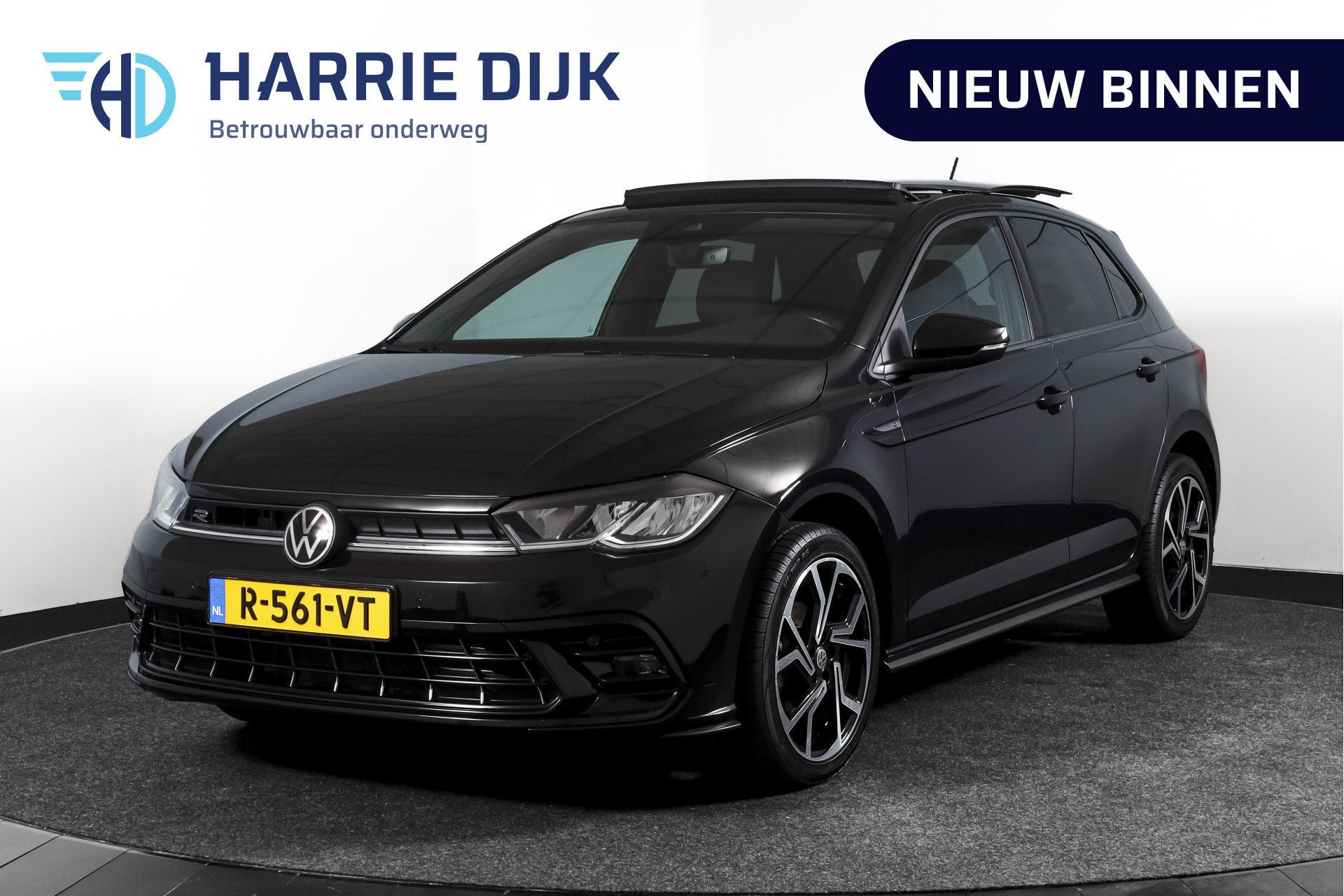 Volkswagen Polo 1.0 TSI R-Line Business S/K Panodak | Dig. C, Auto's, Voorwielaandrijving, Gebruikt, Euro 6, 580 kg