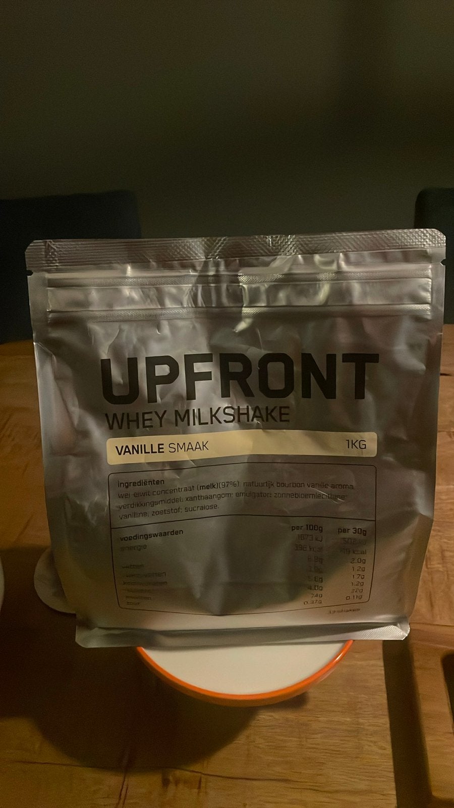 UPFRONT Whey Milkshake Vanille 1KG - Ongeopend, Ophalen of Verzenden, Nieuw, Poeder of Drank