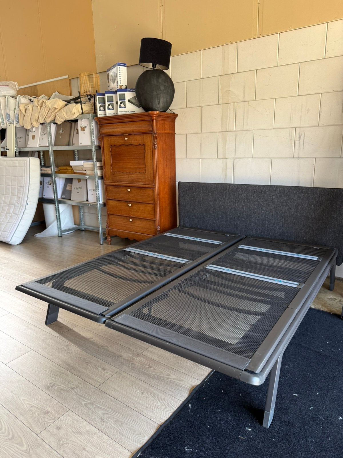 Buitenkansje - Auping Original 180x200/210/220 Verhoogd, Huis en Inrichting, Slaapkamer | Bedden, 210 cm, Tweepersoons, Ophalen of Verzenden