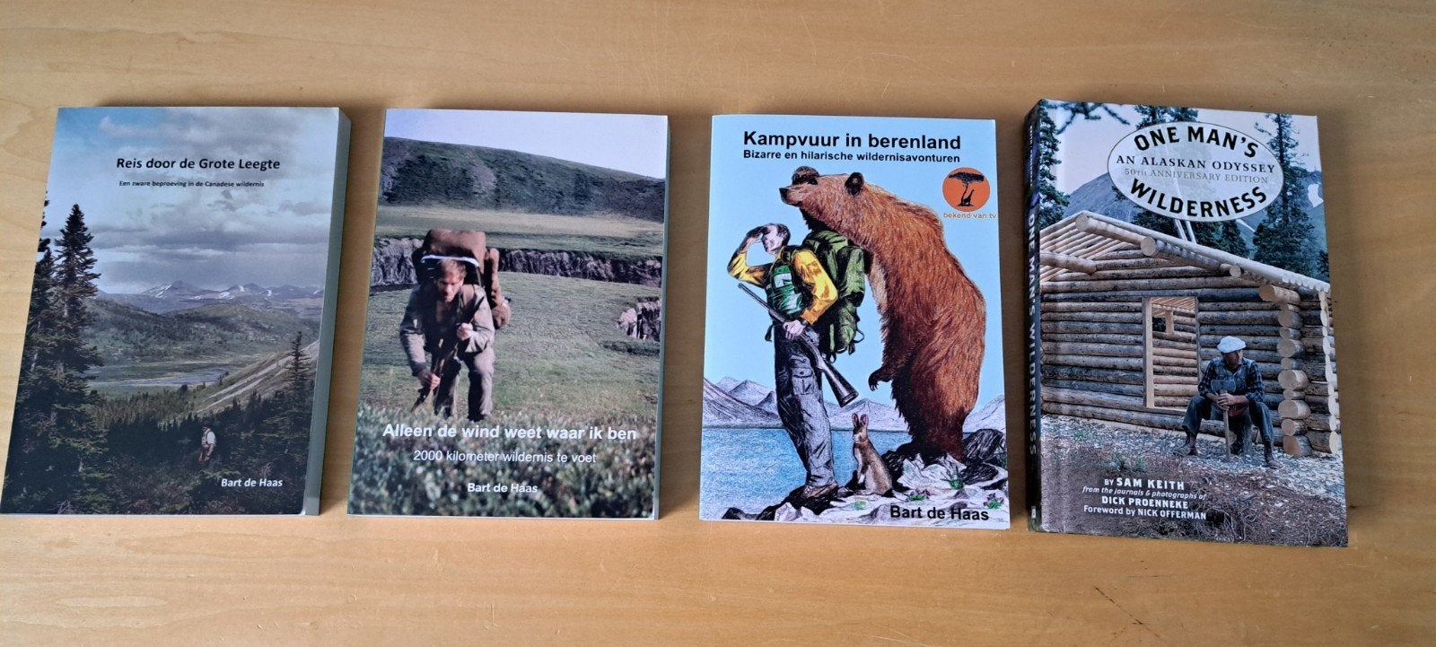 Outdoor boeken 4 stuks, Ophalen of Verzenden, Gelezen, Bart de Haas, Noord-Amerika
