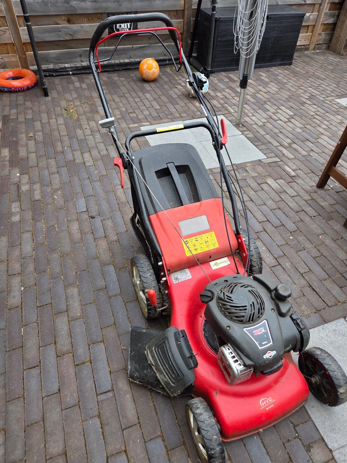 HVC Benzine Grasmaaier met mulchfunctie, Ophalen, Cirkelmaaier, Gebruikt, HVC
