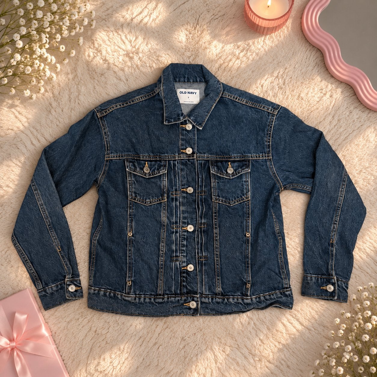 Unieke Benefit spijkerjacket, Ophalen of Verzenden, Nieuw, Maat 36 (S), Blauw