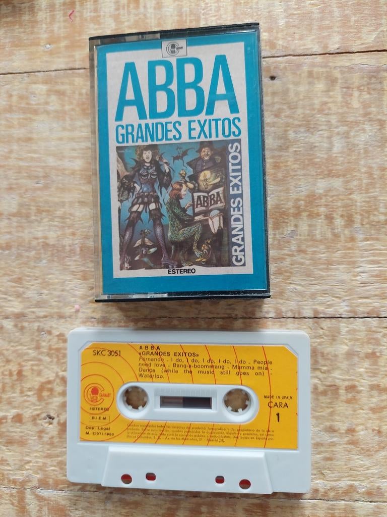 ABBA Grandes Exitos cassettebandje, Ophalen of Verzenden