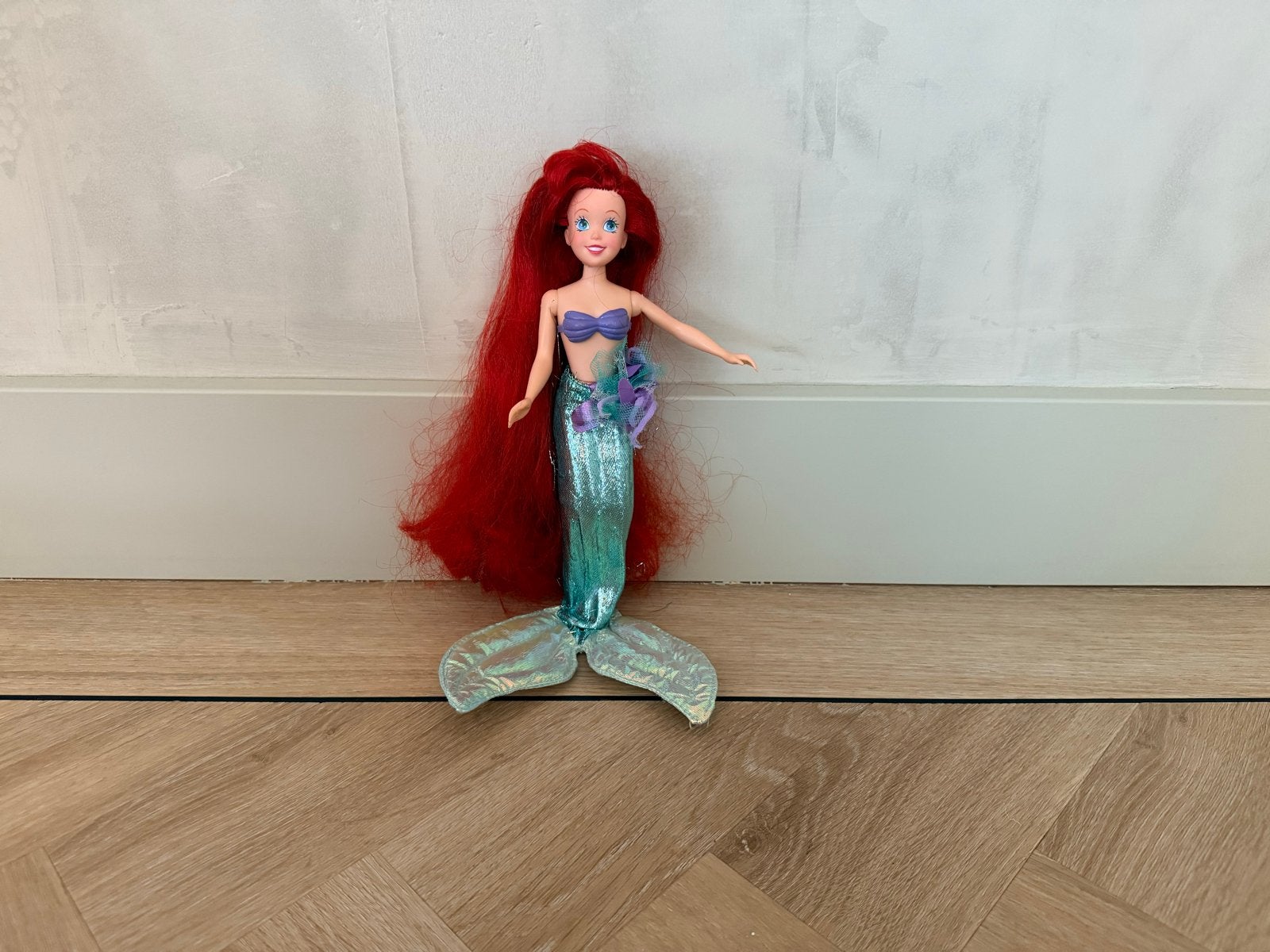 Disney Ariël zeemeermin pop met rood haar barbie, Ophalen of Verzenden, Zo goed als nieuw, Overige typen
