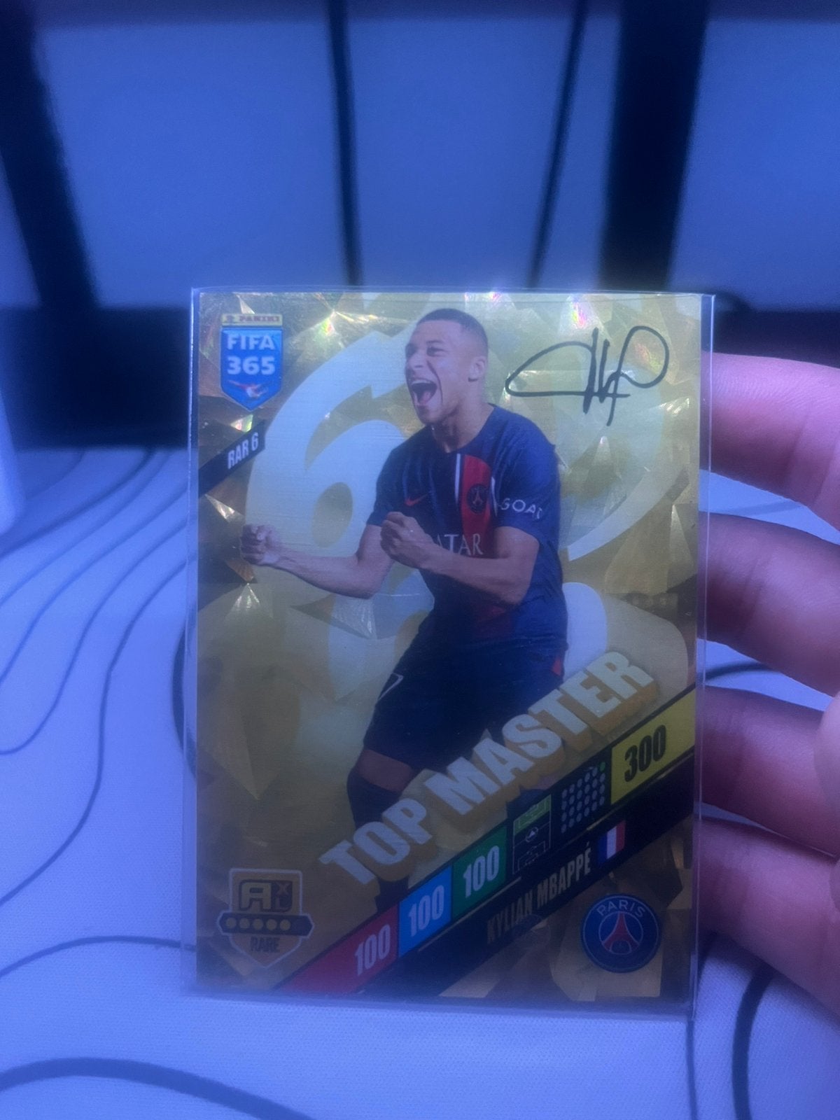 Mbappe goude panini kaart, Ophalen of Verzenden, Zo goed als nieuw
