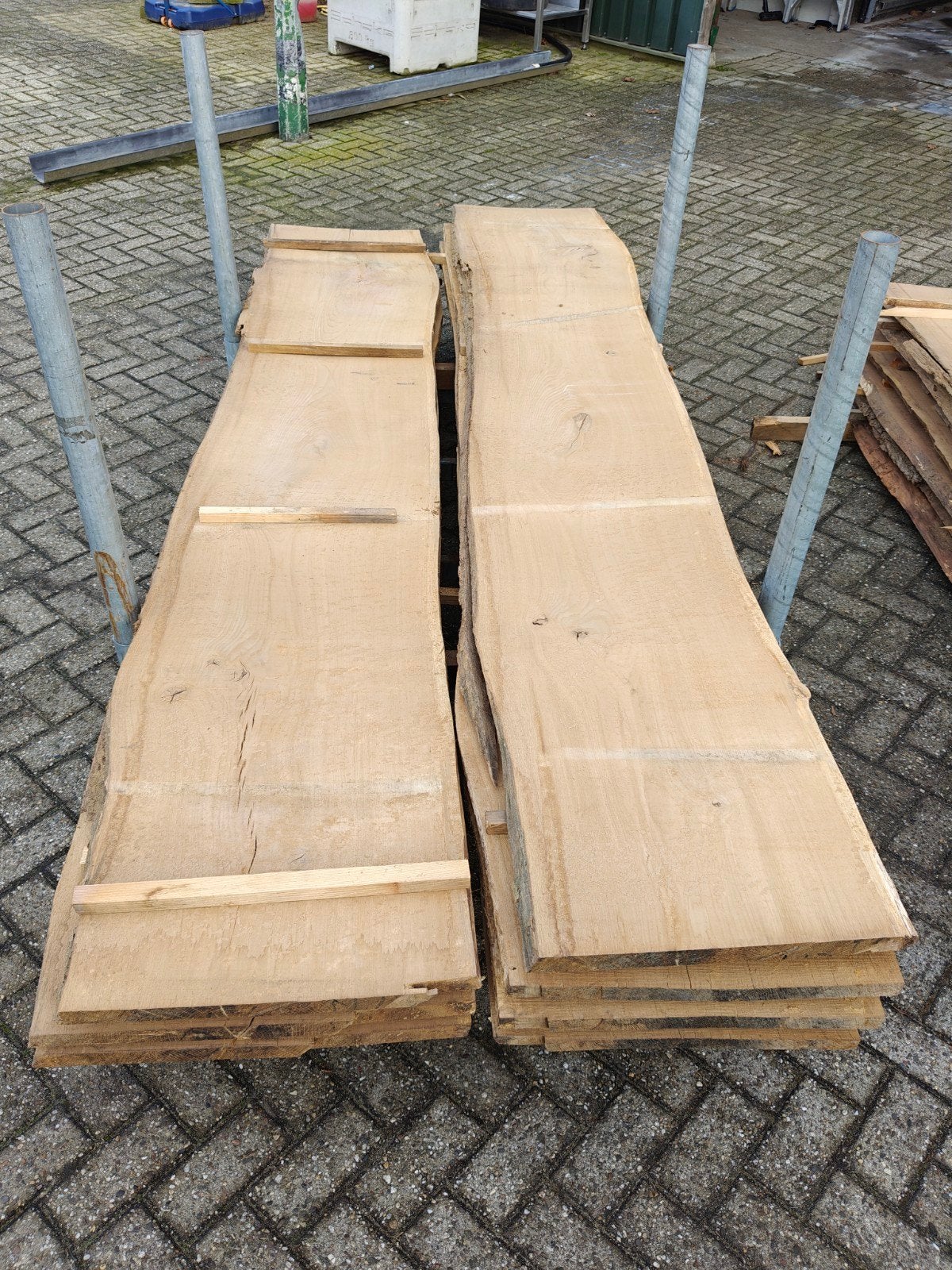 eiken beuken populier schaaldelen planken wandplank tafel, Ophalen of Verzenden, Nieuw