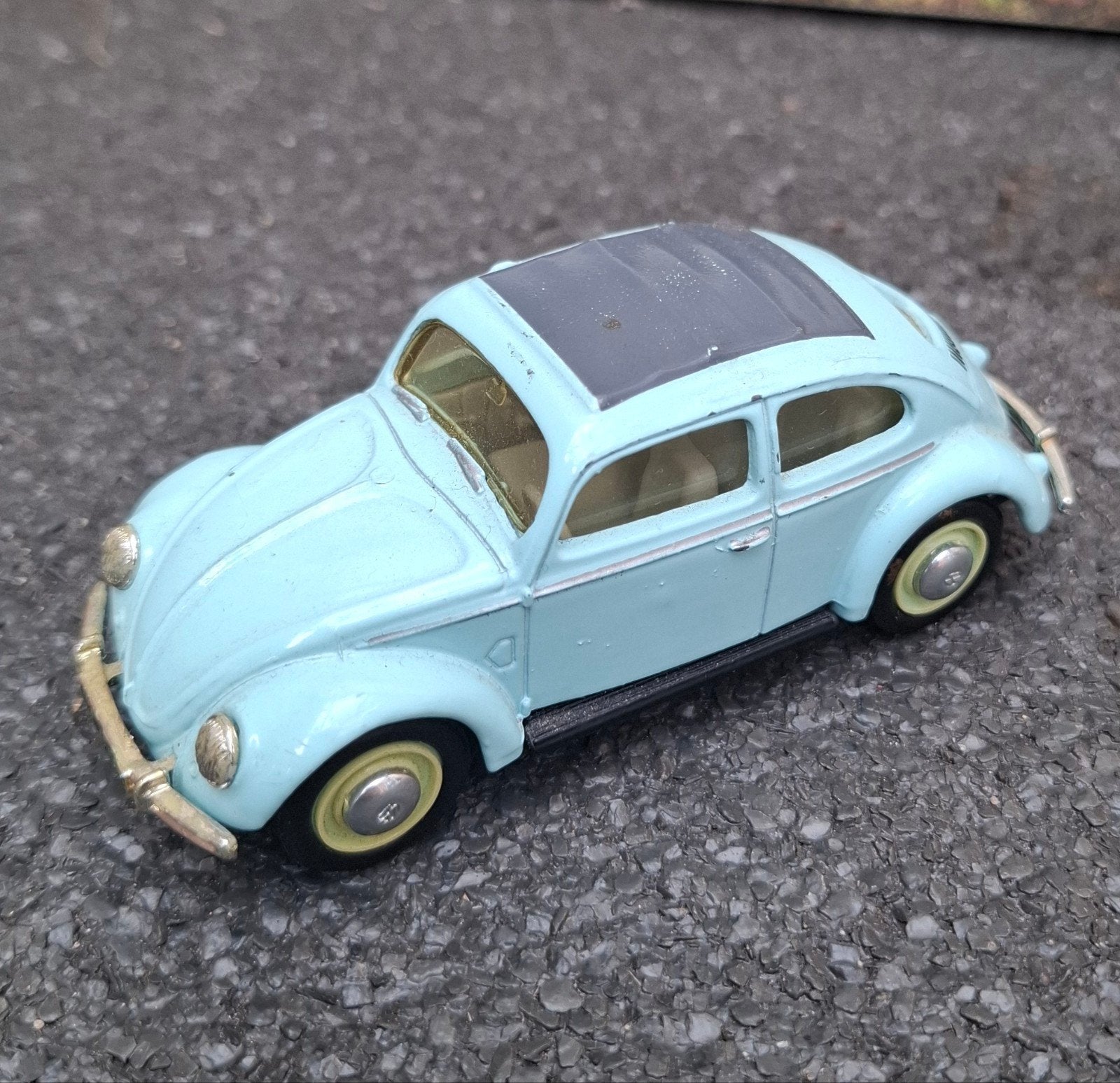 Dinky Matchbox Volkswagen Kever 1:43 - Lichtblauw, Ophalen of Verzenden, Auto, Matchbox