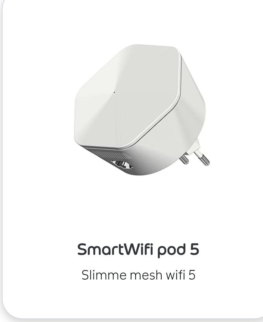 Ziggo smart wifi pods 5 (2 stuks), Computers en Software, Ophalen of Verzenden, Zo goed als nieuw, Ziggo pods - WiFi versterkers
