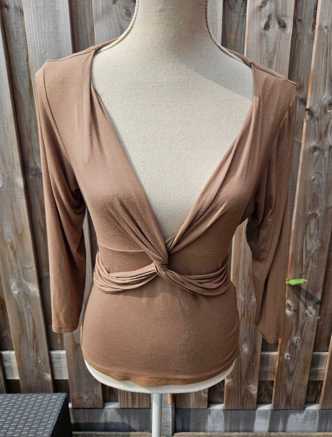 Top bruin Vanilia, Kleding | Dames, Bruin, Vanilia, Maat 42/44 (L), Ophalen of Verzenden