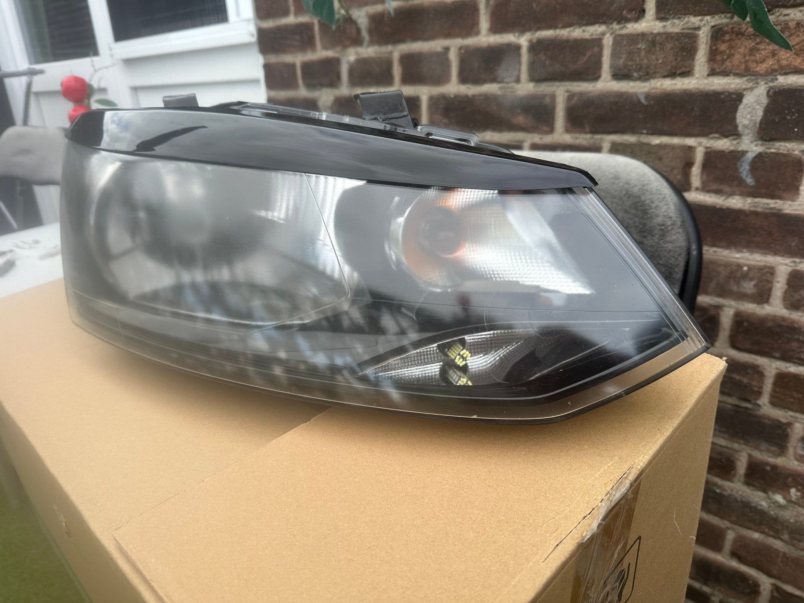 Vw Polo 6R Koplamp Links Rechts, Ophalen of Verzenden, Gebruikt, Volkswagen