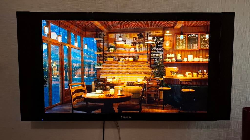 Pioneer PDP LX5090H Plasma TV met speakers en receiver, Gebruikt, 50 Hz, LCD, Ophalen of Verzenden