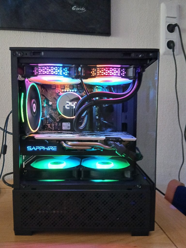 Game PC i5-14500 16GB DDR5/M.2.-1.256 TB /Video RX 580 8GB, Computers en Software, Desktop Pc's, Gaming, SSD, Met videokaart, I5-14500 14-core